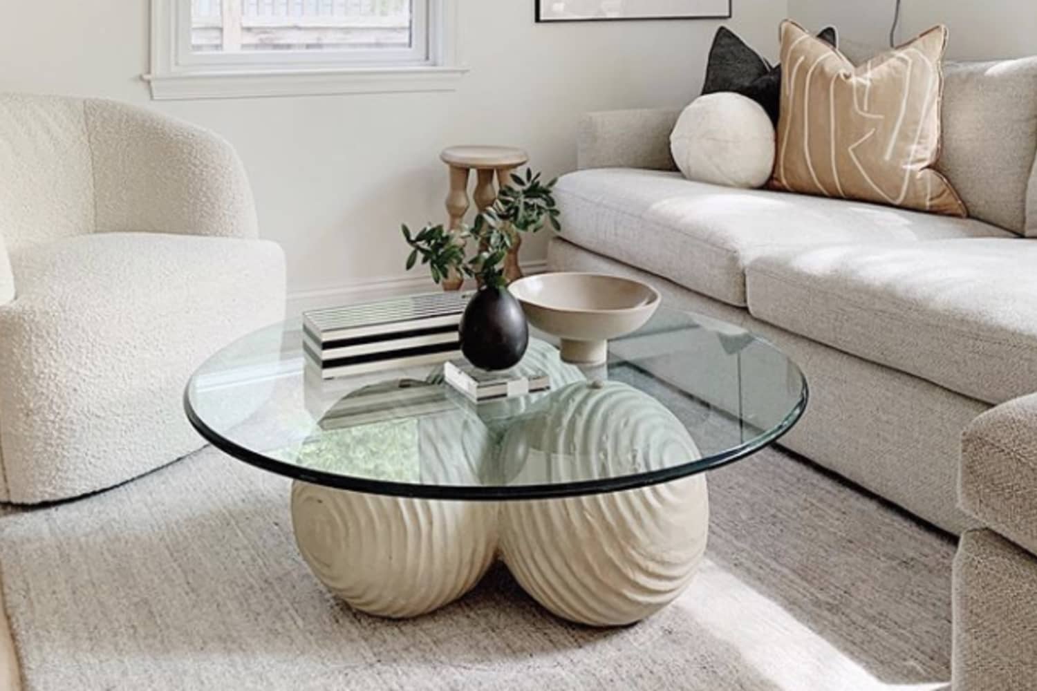 Half sphere deals coffee table